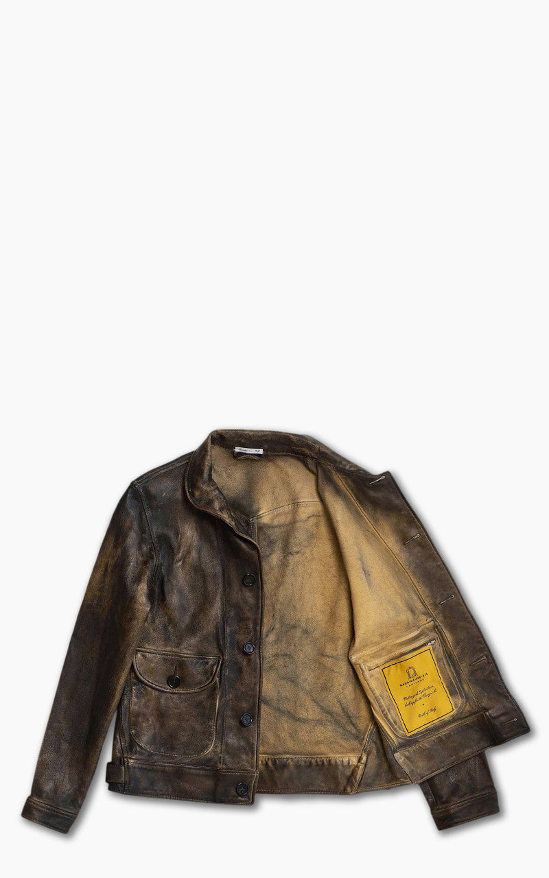 Shangri-La Heritage Cossack Leather Jacket Deserto