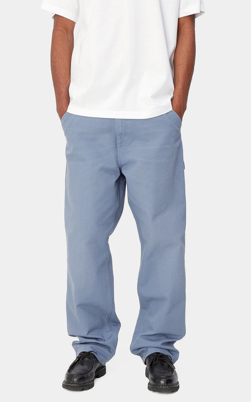 Carhartt WIP Single Knee Pant Dearborn Aged Canvas Bay Blue