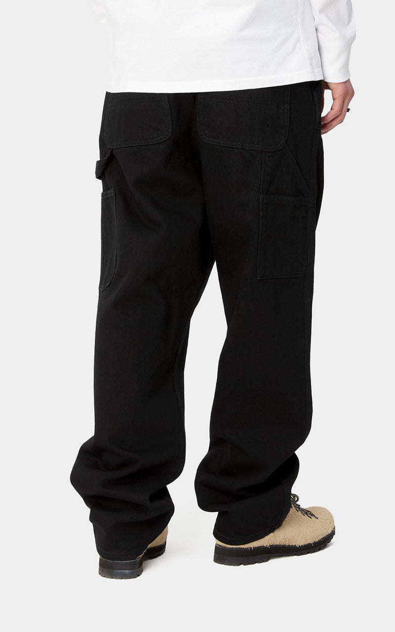Carhartt WIP Single Knee Pant Smith Denim Rinsed Black