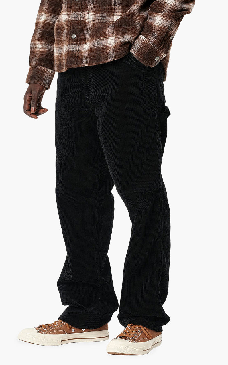 パンツ Carhartt WIP SINGLE KNEE PANT BLACK CARHARTT WIP - Single Knee Pant Dearborn Canvas Black – suuupply