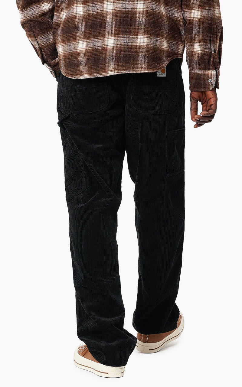 Carhartt WIP Single Knee Pant Conventry Corduroy Rinsed Black