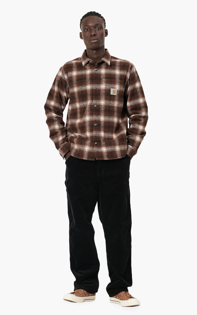 Carhartt WIP Single Knee Pant Conventry Corduroy Rinsed Black