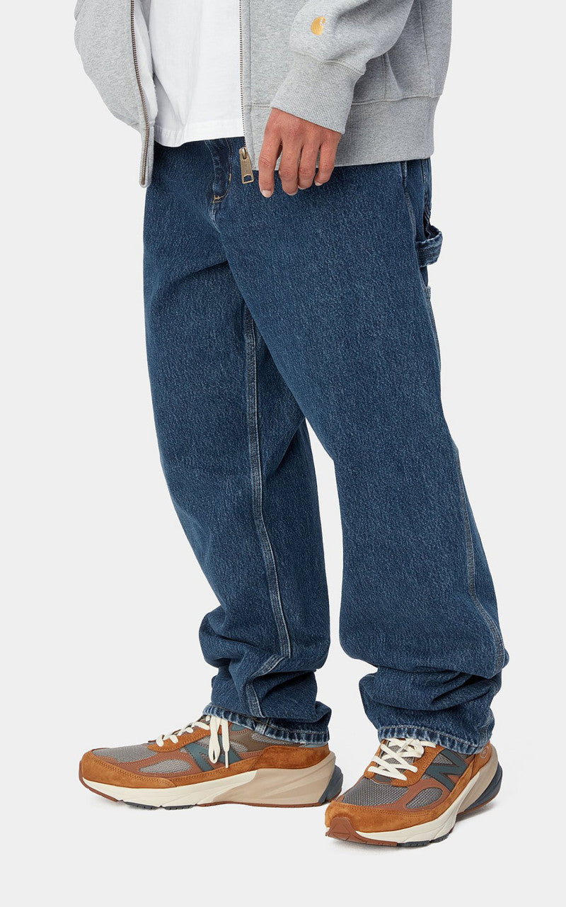 Carhartt WIP Single Knee Pant Smith Denim Stone Washed Blue