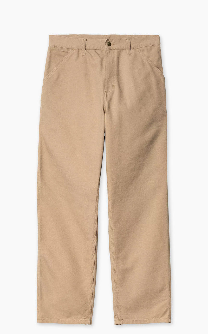 Carhartt WIP Single Knee Pant Dearborn Canvas Rinsed Dusty H Brown