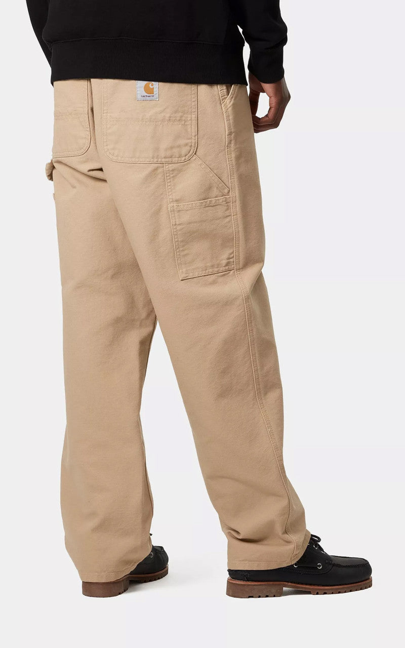 Carhartt WIP Single Knee Pant Dearborn Canvas Rinsed Dusty H Brown