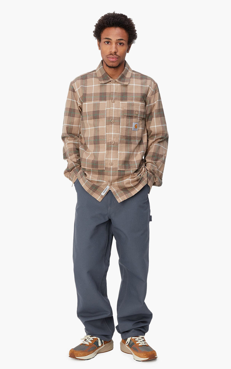 Carhartt WIP Single Knee Pant Dearborn Canvas Zeus Rigid