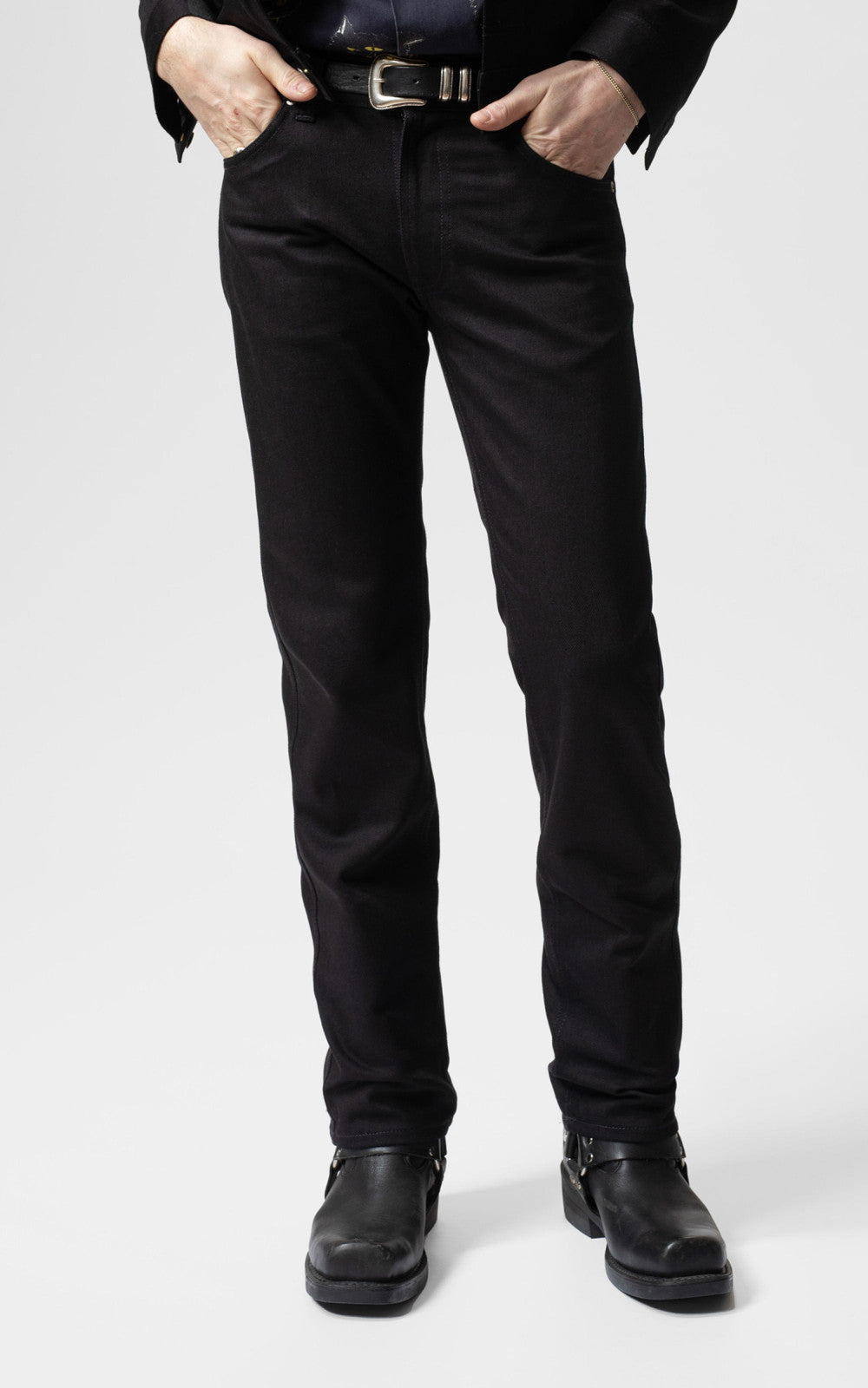 Nudie Jeans Slim Jim Dry Black Tar