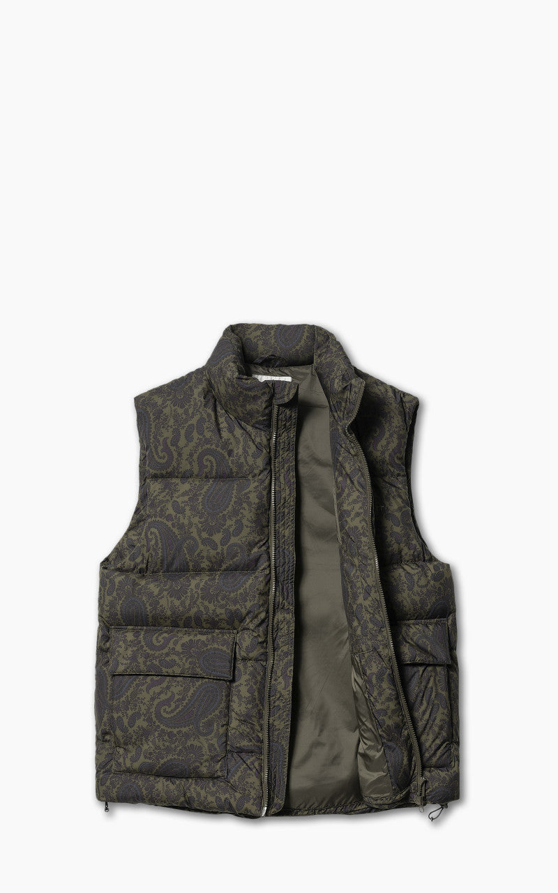 Carhartt WIP Springfield Vest Paisley Print Plant/Black