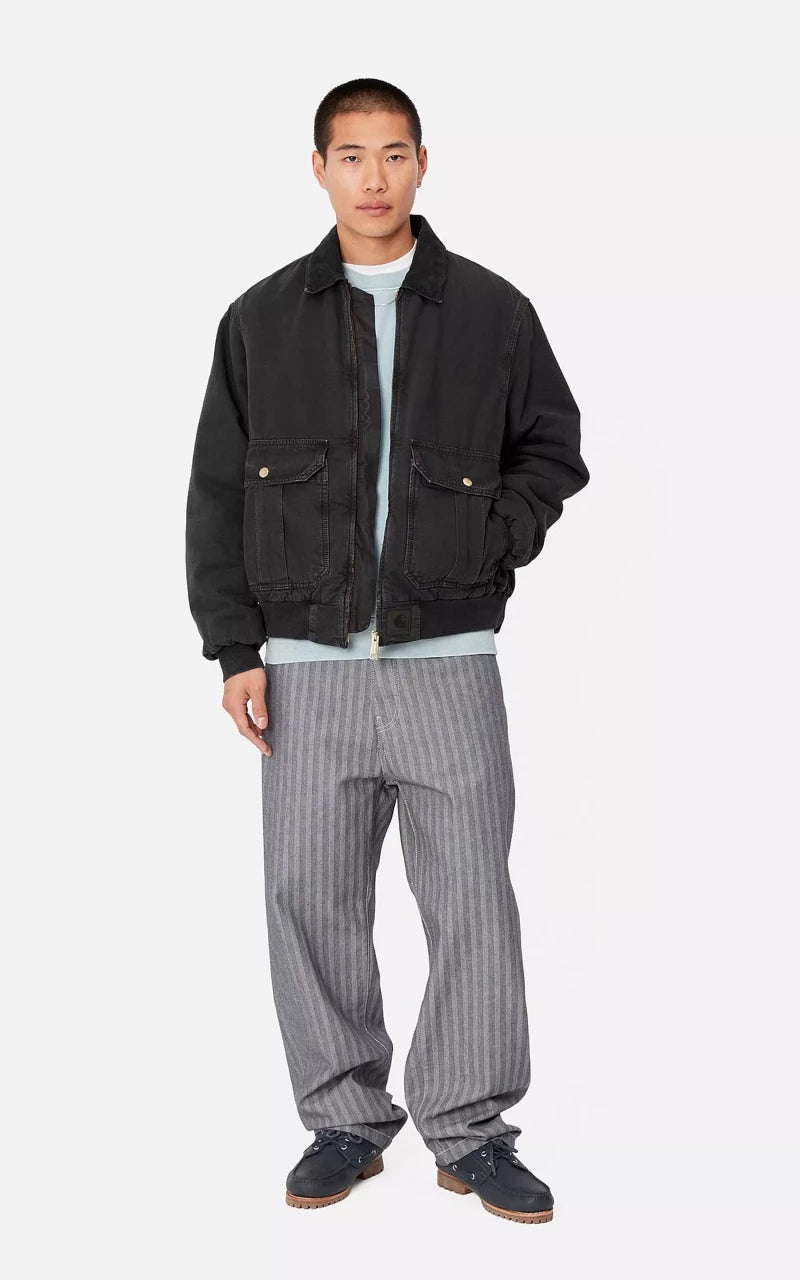 Carhartt WIP Stanton Jacket Hubbard Canvas Black/Black