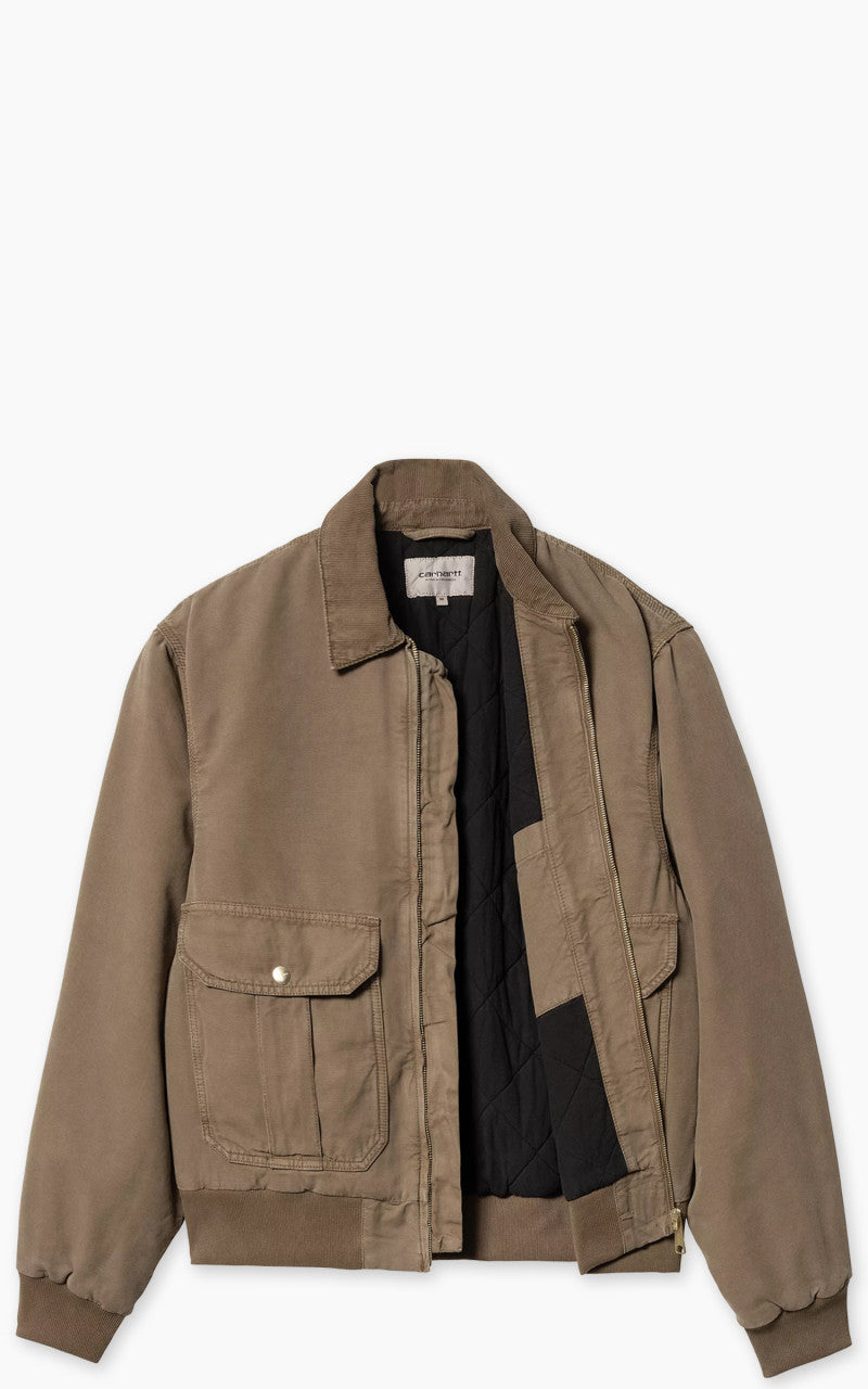 Carhartt WIP Stanton Jacket Hubbard Canvas Chocolate/Chocolate