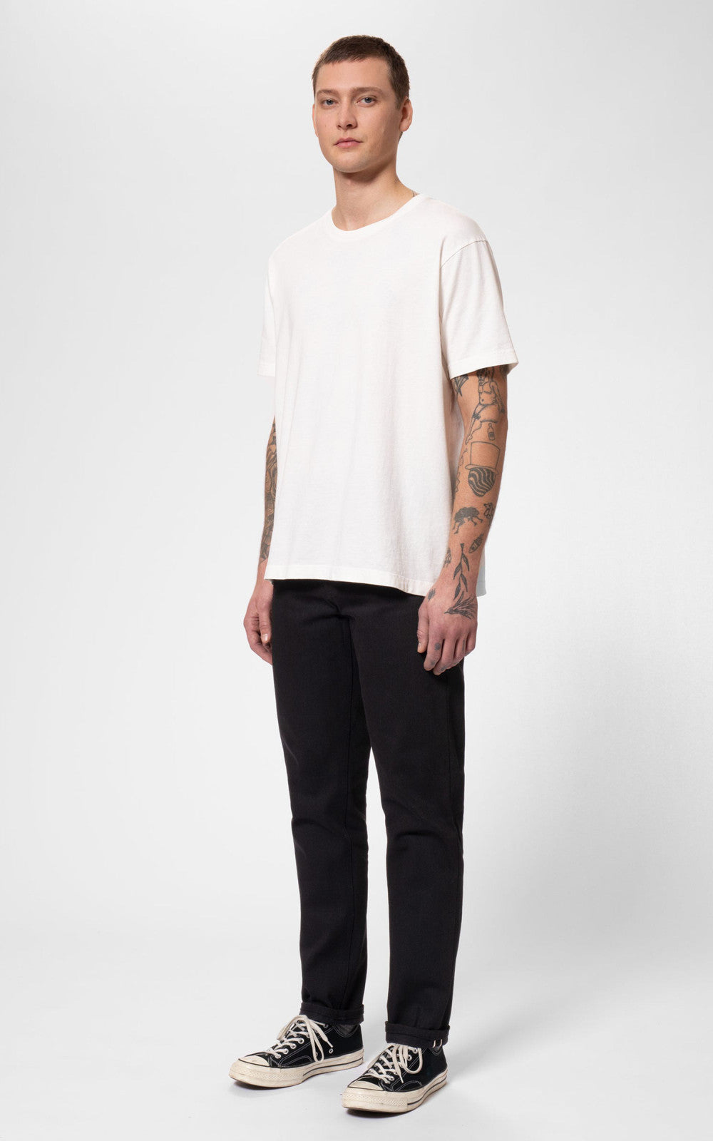 Nudie Jeans Steady Eddie II Dry Black Selvage