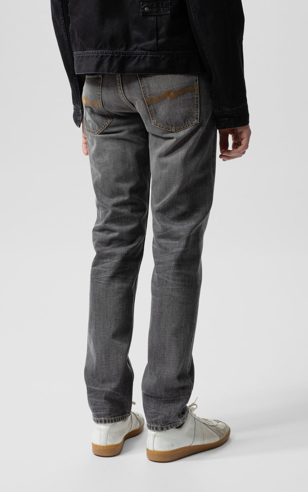 Nudie Jeans Steady Eddie II Grey Crosshatch