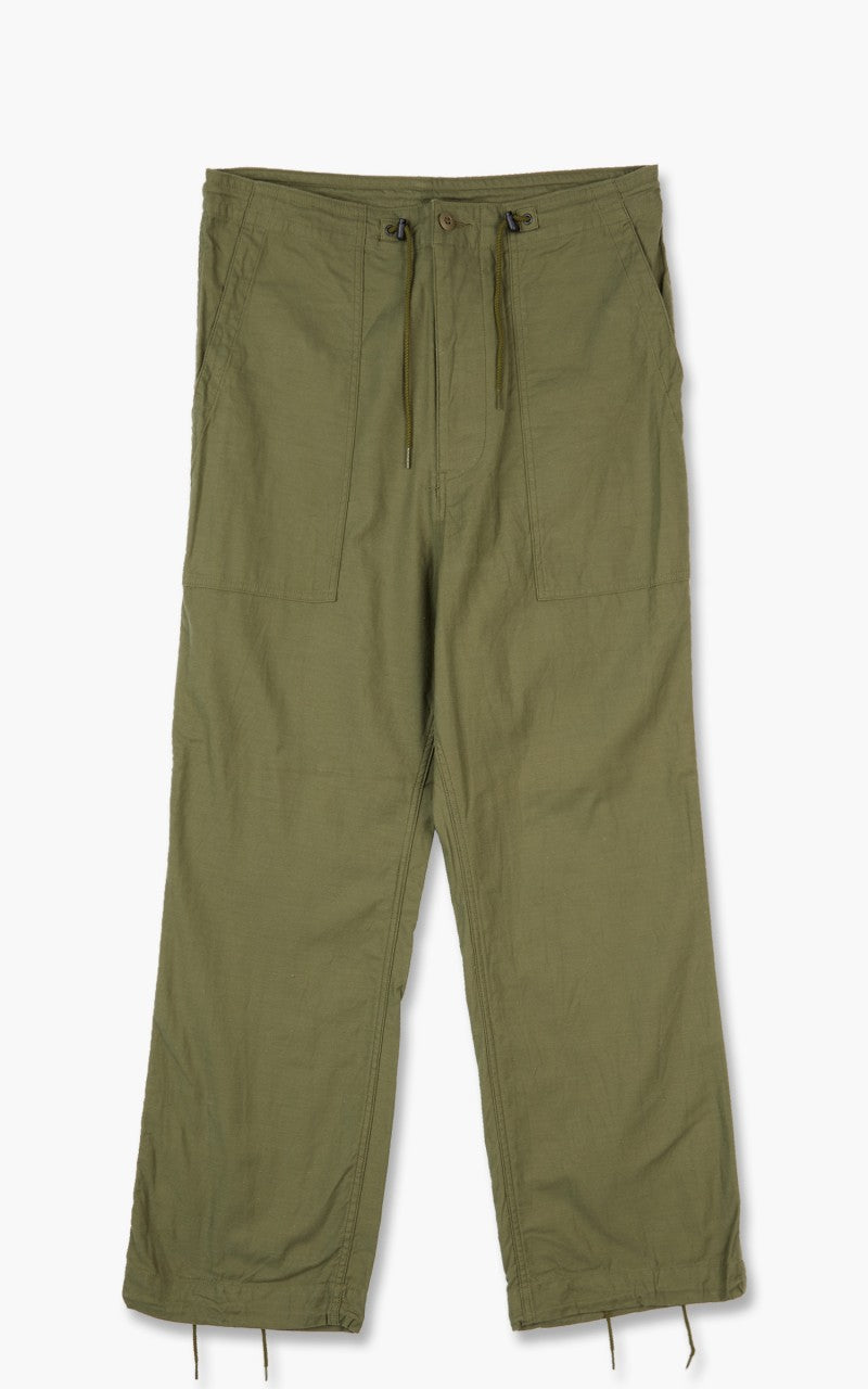 Needles String Fatigue Pant Back Sateen Olive