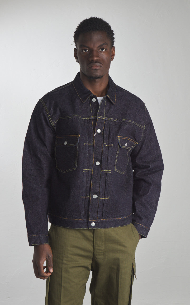Studio D'Artisan SD-412 Type 2 Selvedge Denim Jacket Indigo