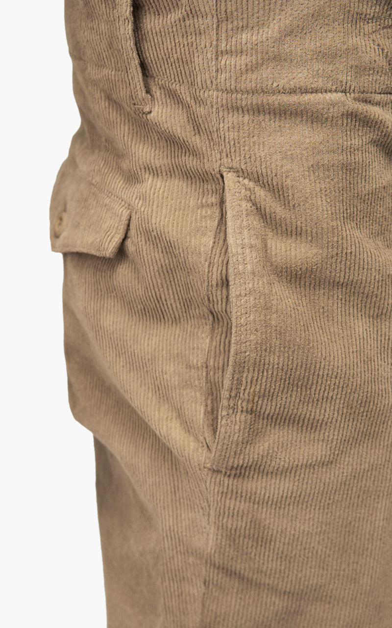 Tellason Army Chino Vell 11 Cord Taupe