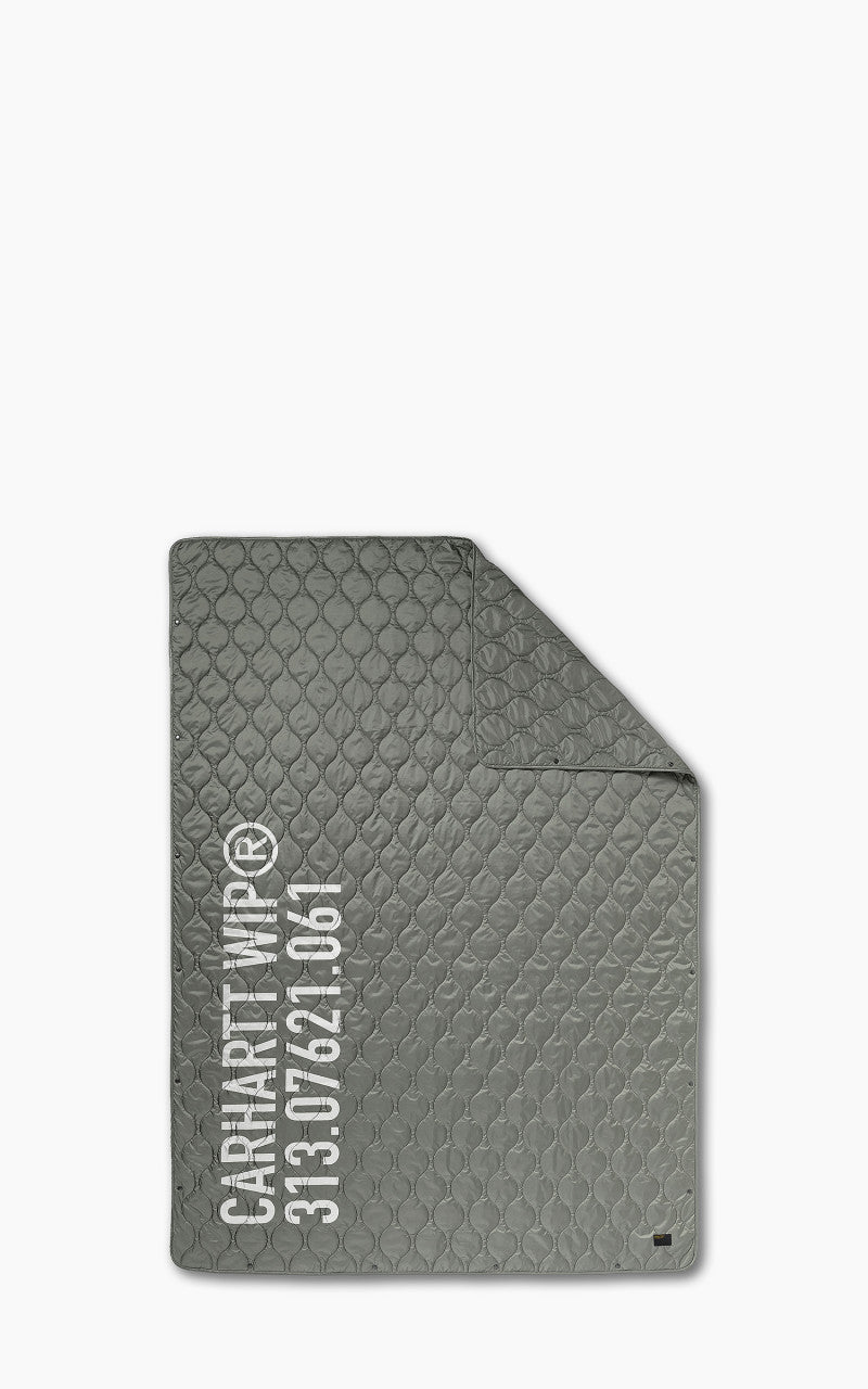 Carhartt WIP Tour Quilted Blanket Smoke Green/Reflective