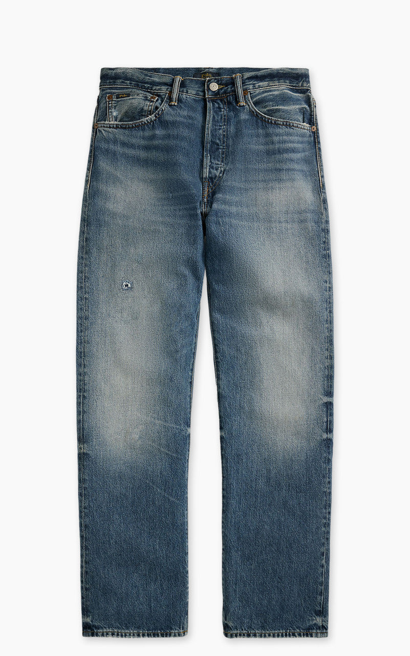 Polo Ralph Lauren Heritage Straight Distressed Jeans Kensington Wash