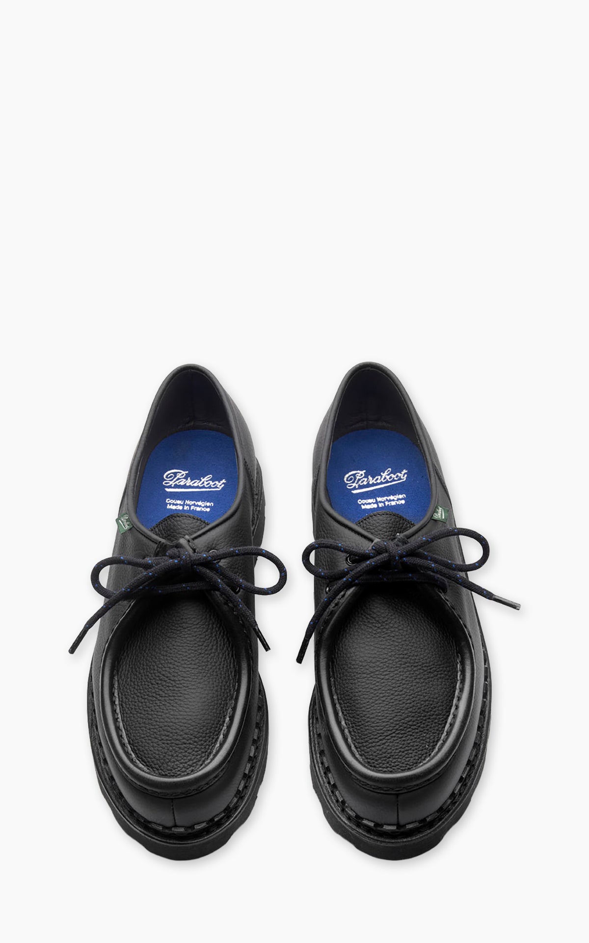 Paraboot Michael Derby Taurillon Schwarz