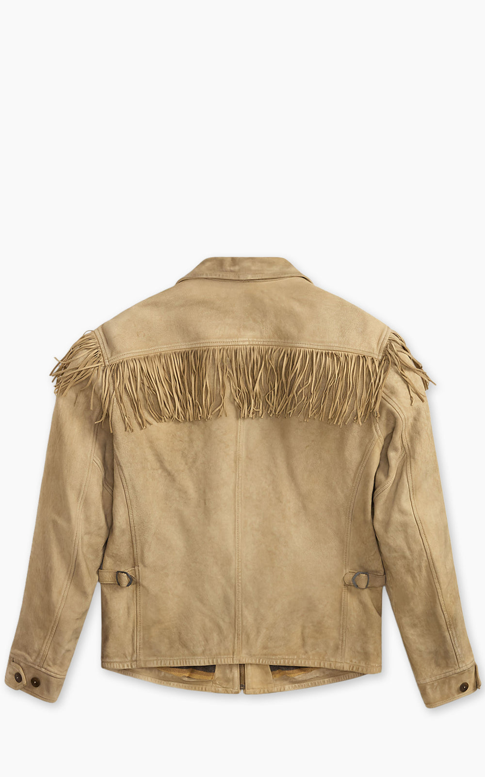 RRL Fringed Suede Jacket Vintage Barley