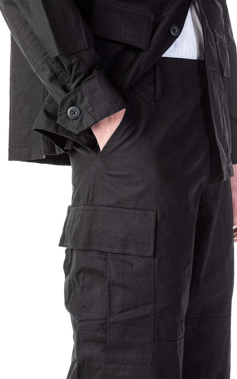 Military Surplus US BDU Field Pant Ripstop Black