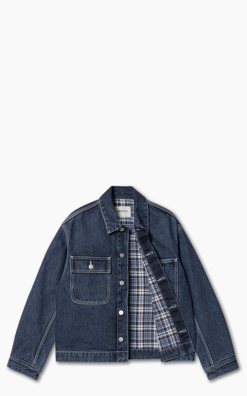 Carhartt WIP W' Rider Shirt Jac Blue Stone Washed
