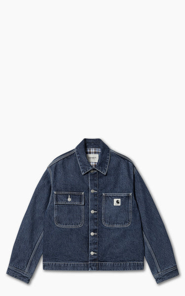 チ*ん様 carhartt RIDER JACKET-Blue (stonewa w-rider-shirt-jac-blue-stone-