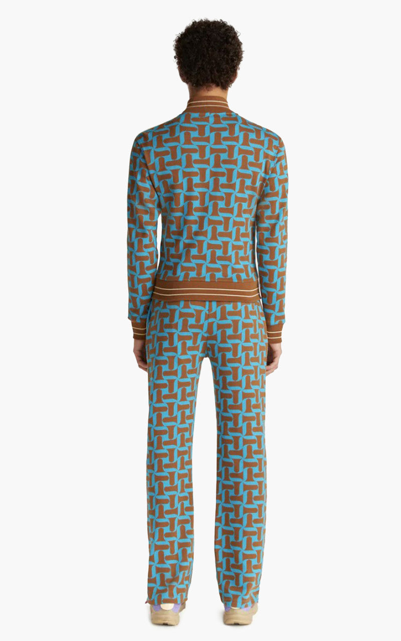 Wales Bonner Symphony Track Top Algiers Blue/Brown