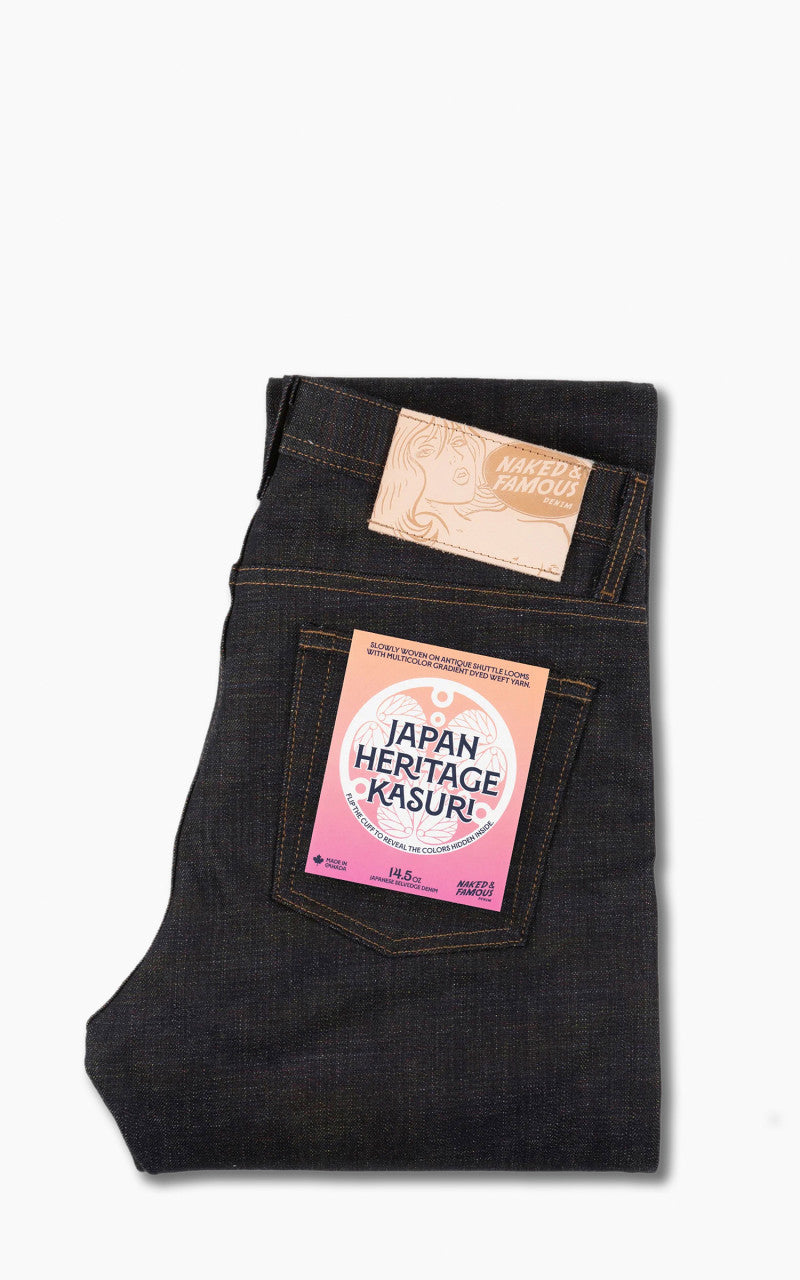 Naked & Famous Denim Weird Guy Japan Heritage Kasuri