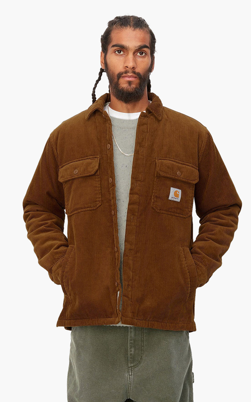 週末値下げ　carhartt wip WHITSOME JKT カーハート L Carhartt WIP Whitsome Shirt Jac Deep H Brown