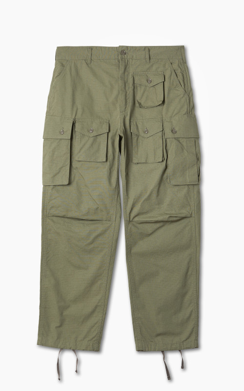 Engineered Garments FA Pant Cotton Ripstop Olive