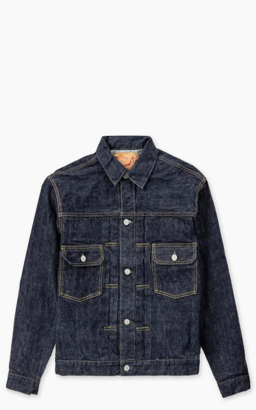 OrSlow 50s Type 2 Denim Jacket One Wash Indigo