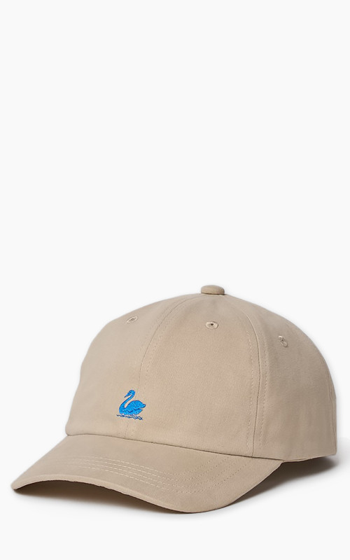 Merz b. Schwanen CAP01 Swan Logo Cap Light Khaki