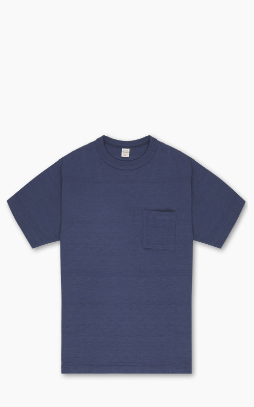 Warehouse & Co. Lot 4601P Pocket T-Shirt Faded Blue