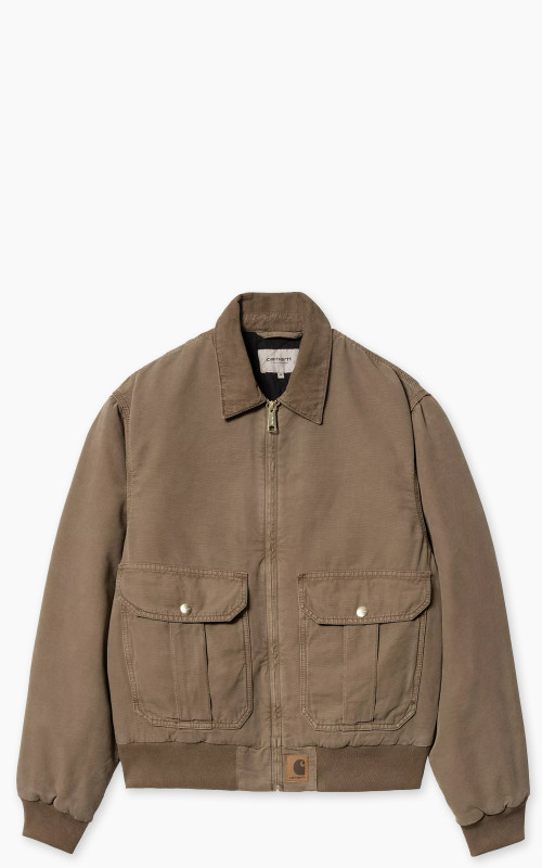 Carhartt WIP Stanton Jacket Hubbard Canvas Chocolate/Chocolate