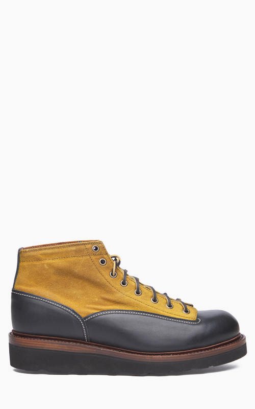 Sandmann Prisoner Boots Black Waxed Gold