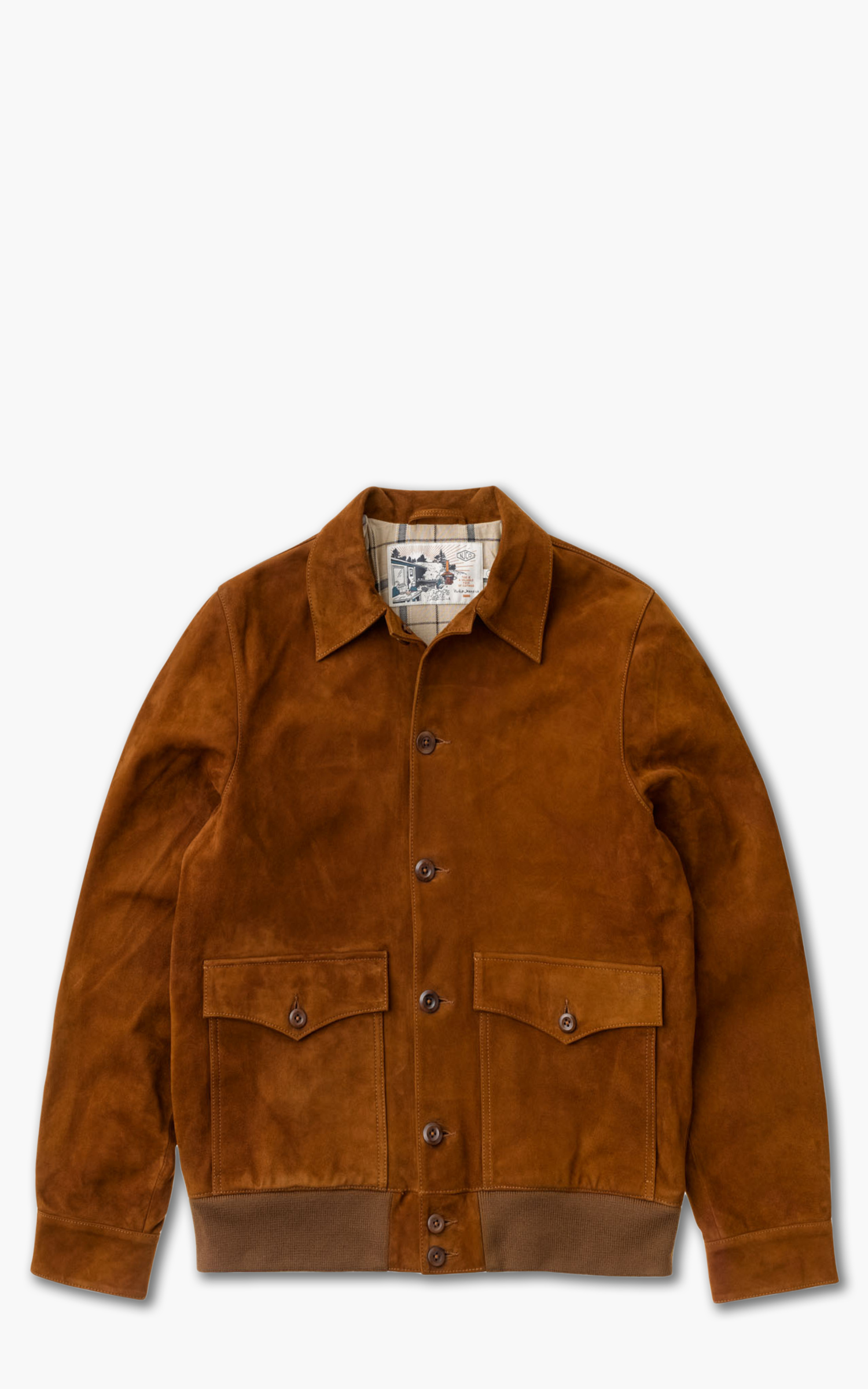 Nudie Jeans Steve Leather Jacket Cognac | Cultizm