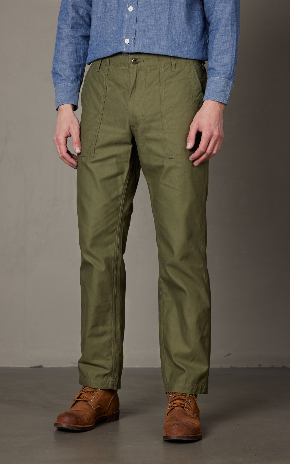 FOB Factory F0431 Baker Pants Olive | Cultizm