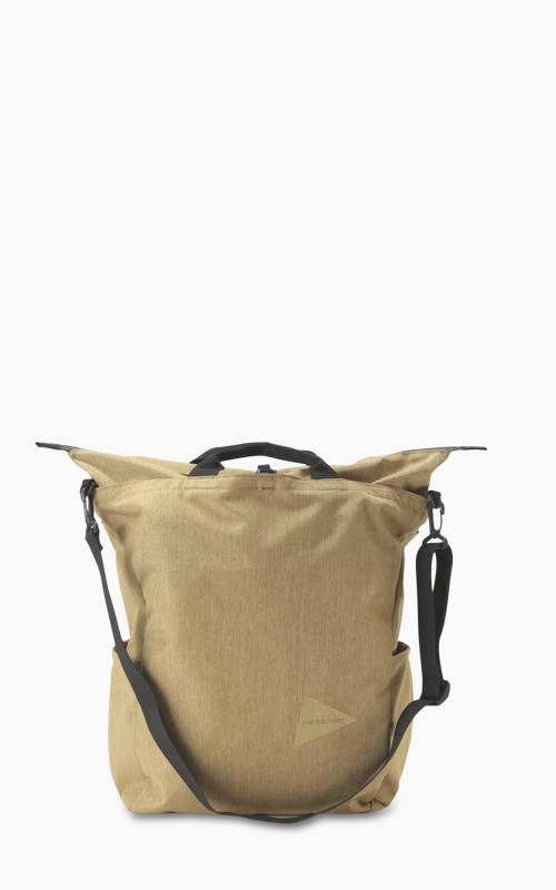 and wander Heather 2way Tote Bag Beige