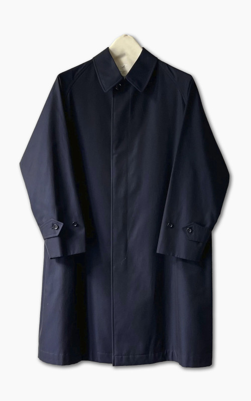 Anatomica Single Raglan I Coat Gabardine Navy