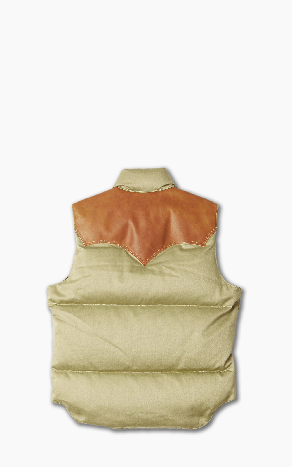 Rocky Mountain Featherbed x Warehouse & Co. Westpoint Down Vest Beige |  Cultizm