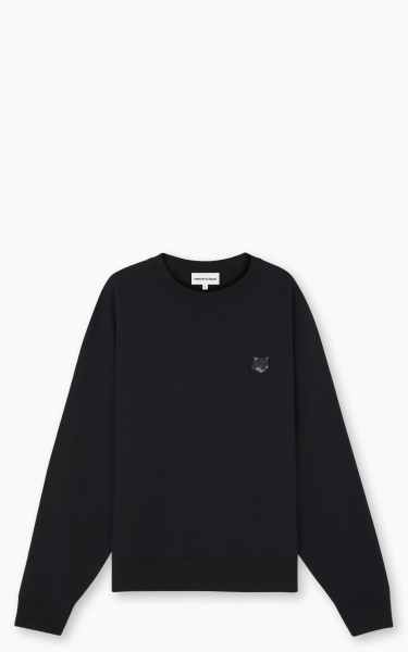 Maison Kitsuné Bold Fox Head Patch Oversize Sweatshirt Black