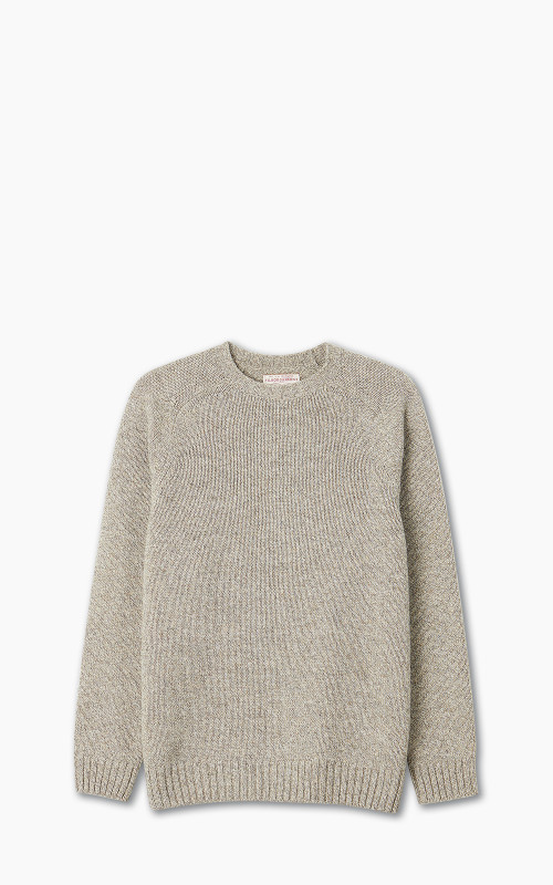 Filson Irish Wool 5-Gauge Sweater Natural/Brown Melange