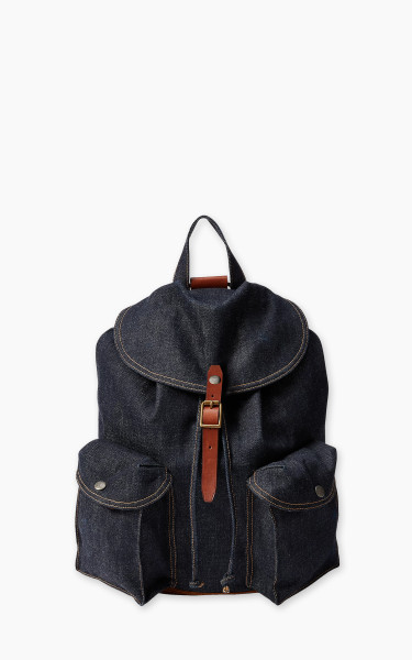 RRL Riley Denim Backpack True Indigo