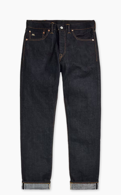 RRL High Slim East-West Selvedge Jean East/West Rinse