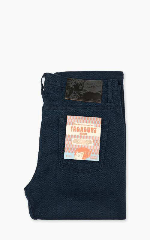 Naked & Famous Denim Weird Guy Yagasuri Denim Indigo 9.5oz