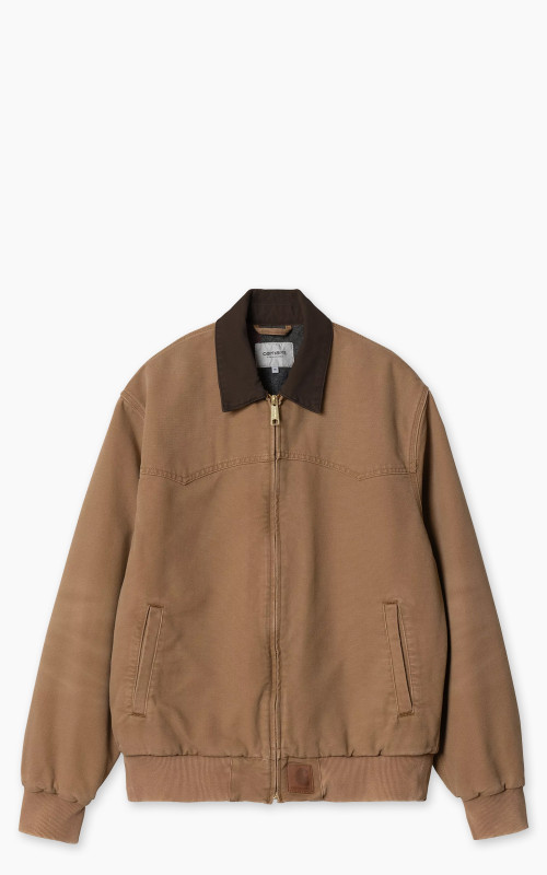 Carhartt WIP OG Santa Fe Jacket Dearborn Canvas Hamilton Brown/Tobacco