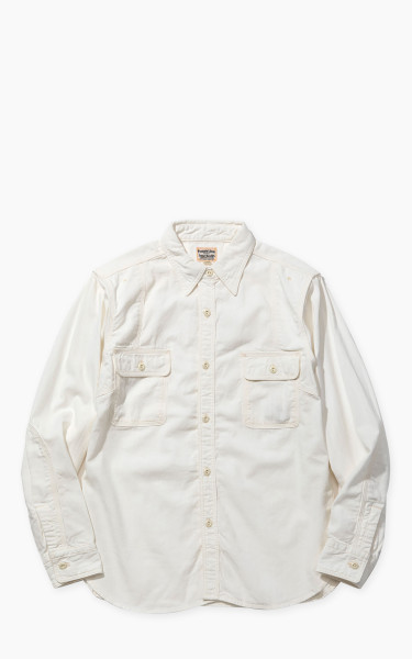 Pherrow’s 770WS Cotton Work Shirt White