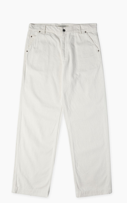 FOB Factory F0530 Cotton Duck Work Pants Ecru