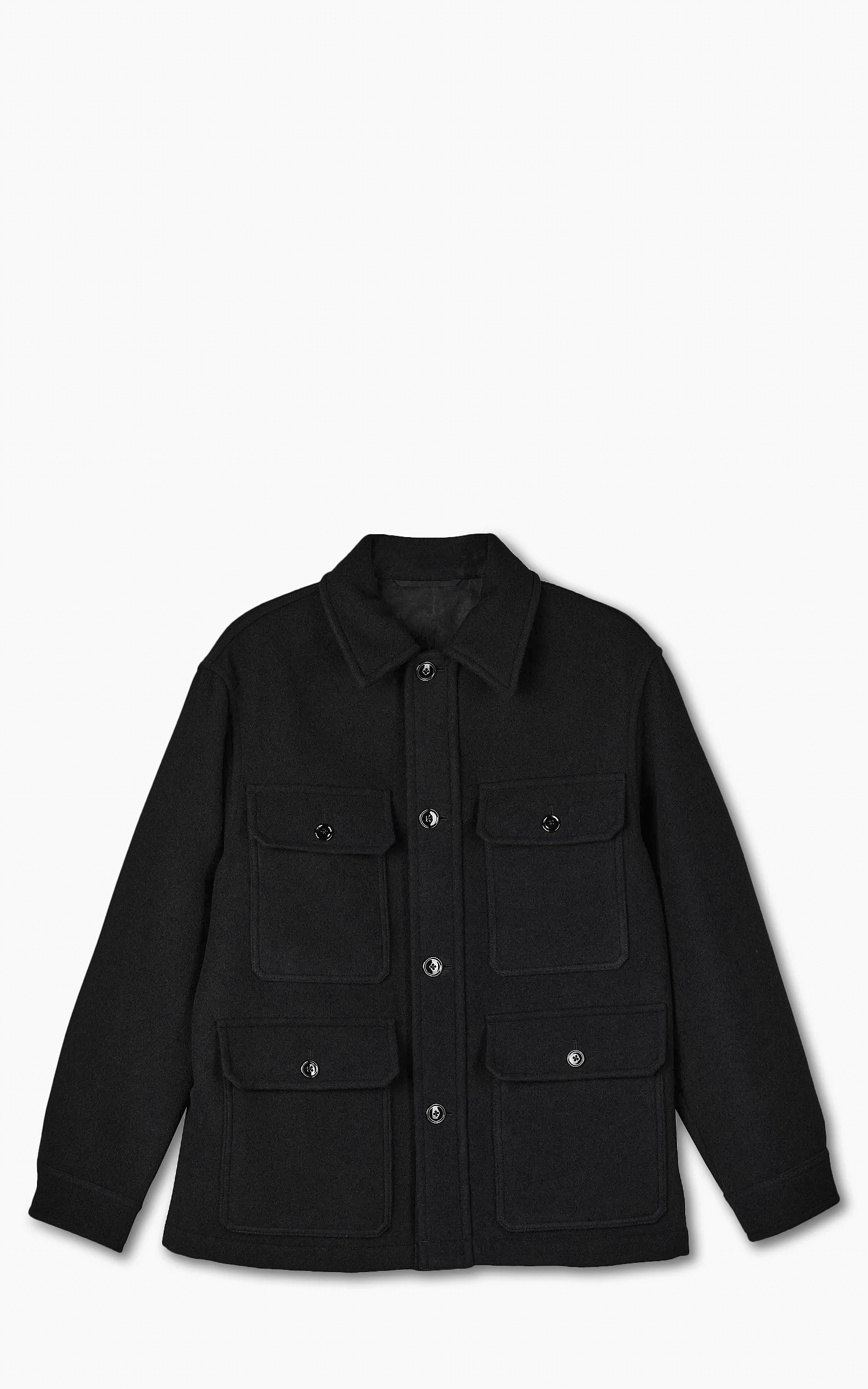 Lemaire Hunting Jacket Wool Black