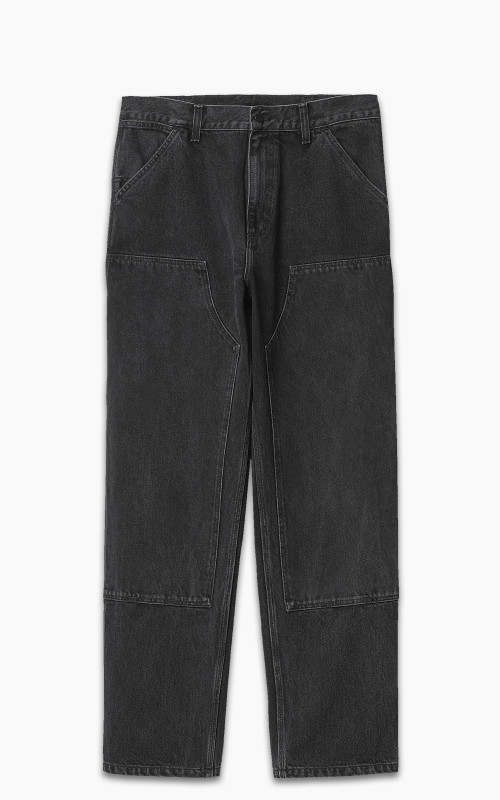 Carhartt WIP Double Knee Pant Smith Denim Black Stone Washed